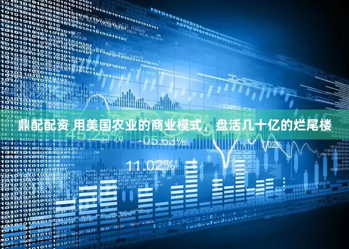 鼎配配资 用美国农业的商业模式，盘活几十亿的烂尾楼
