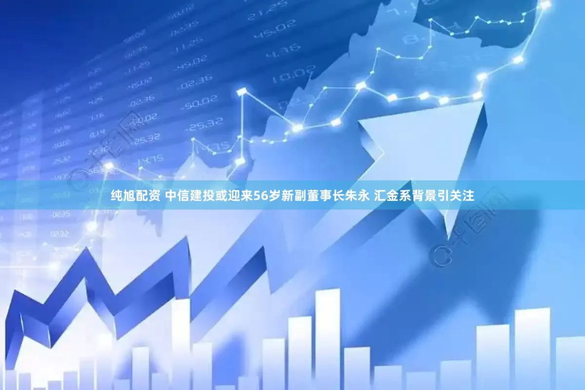 纯旭配资 中信建投或迎来56岁新副董事长朱永 汇金系背景引关注