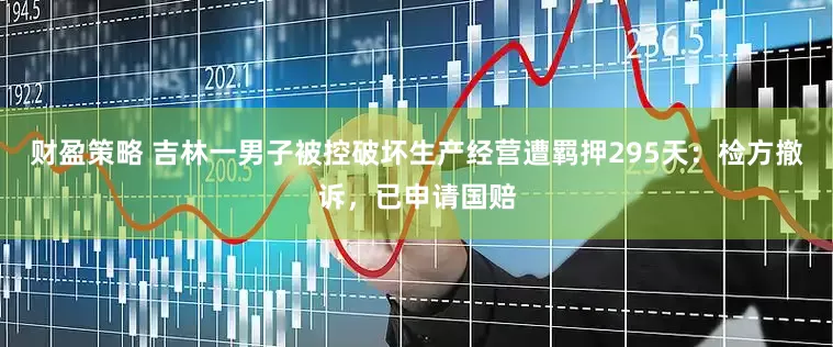 财盈策略 吉林一男子被控破坏生产经营遭羁押295天：检方撤诉，已申请国赔